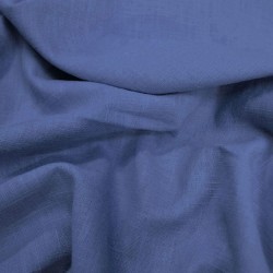 Blue Linen Fabric 19407