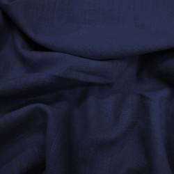 Navy Linen Fabric 19414