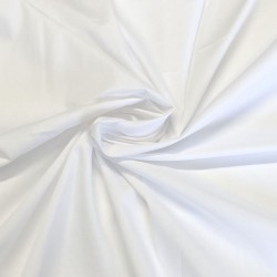 White Poly-Cotton Fabric 19470